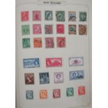 Two albums containing a collection of mainly British and Commonwealth stamps dating from Queen