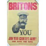 A collection of four reproduction war posters to include "Join The Royal Air Force", " Let Us Go