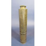 19th century brass draw telescope by E Roffs of London (AF)