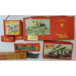 Collection of Triang OO gauge rail items including R3H boxed Electric Model Railroad, R459A Station,