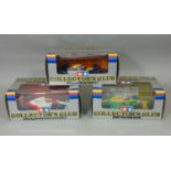 3 boxed Collectors Club Formula One racing cars, 1:20 scale by Tamiya including MacLaren MP4/6 Honda