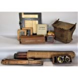 A good large collection of vintage photography processing equipment comprising various lenses and