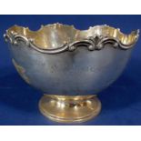 1920s silver presentation pedestal bowl inscribed Atlas Works Golf Challenge Cup, Presented by AJ