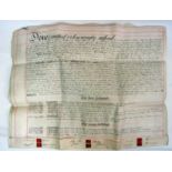 A large velux Conveyance document dated 10th August 1880 entitled Messrs Stocker & Oldershaw and