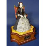 A Royal Worcester limited edition figure of Mary I from the Queens Regnant of England series