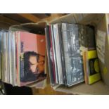 An interesting collection of mixed vinyl LPs artist include David Bowie, The Beatles, Frank Sinatra,