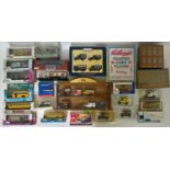 Mixed collection of model vehicles including Beano and The Dandy box sets by Lledo, Nestles set by