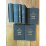 A collection of The British Journal Photographic Almanac - Seven Volumes 1931/1938/1941/1948/1955/