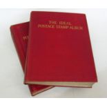 The Ideal Postage Stamps albums volumes II and III containing a collection of GB Commonwealth and