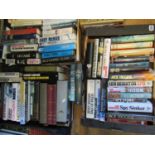 An extensive collection of contemporary hardback, some first editions (3 boxes)