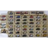 Collection of 44 boxed model vehicles by Lledo, mostly Ford Model T vans advertising, together