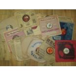 A collection of early 20th century 78 rpm records to include George Fornby, The Western Brothers,