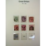 Two Westminster Great Britain Collection hinge-less stamps albums with a mint and used GB stamps