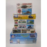 8 model helicopter kits, all 1:72 scale by Airfix, Italaeri, Revell and Fujimi, including Airfix