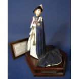 A Royal Worcester limited edition figure of Queen Elizabeth II from the Queens Regnant of England