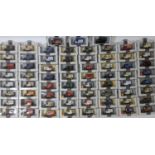 65 boxed model vehicles, mostly Ford Model T vans, all Lledo Promotional range, advertising