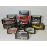 Collection of boxed model vehicles by Burago, Maisto and Welly including 1:18 scale Burago