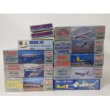 11 model aircraft transport kits, all 1:144 scale including kits by Minicraft, Revell, Airfix and
