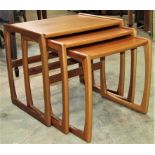 A G Plan quadrille nest of occasional tables
