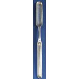 George III silver marrow spoon, maker Robert Rutland, London 1809, 21.5 cm long, 1 oz approx