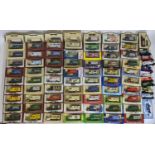 Approx 70 boxed model vehicles by Lledo, mostly 1931 Ford Morris vans which are commemorative and