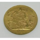 Sovereign dated 1912