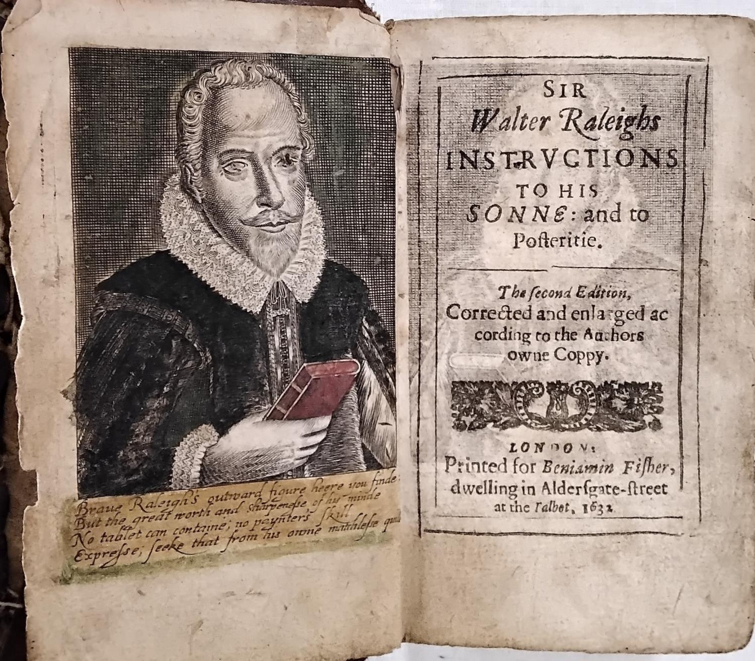 Raleigh, Sir, Walter, Instruction to his son and posterity, second edition, printed for Benjamin