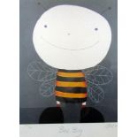 Mackenzie Thorpe (British B.1956) - Bee Boy, signed coloured limited edition print, with Castle