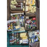 Large quantity of unboxed and unsorted Lledo model vehicles and un-matched empty boxes including