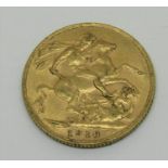 Sovereign dated 1910
