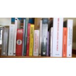 A collection of good quality, mostly hardback reference books about interior design and related