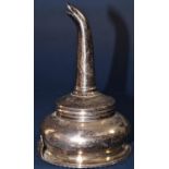 William IV silver wine funnel, maker I B? Exeter 1833, 15 cm long, 4 oz approx