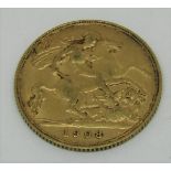 Half sovereign dated 1908