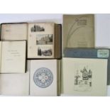 Two Crest & Monogram Albums and contents dating 1894/5, an album containing a quantity of black