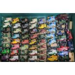 Approx 60 unboxed vehicles from Lledo 'Days Gone' range, mostly model T vans advertising various