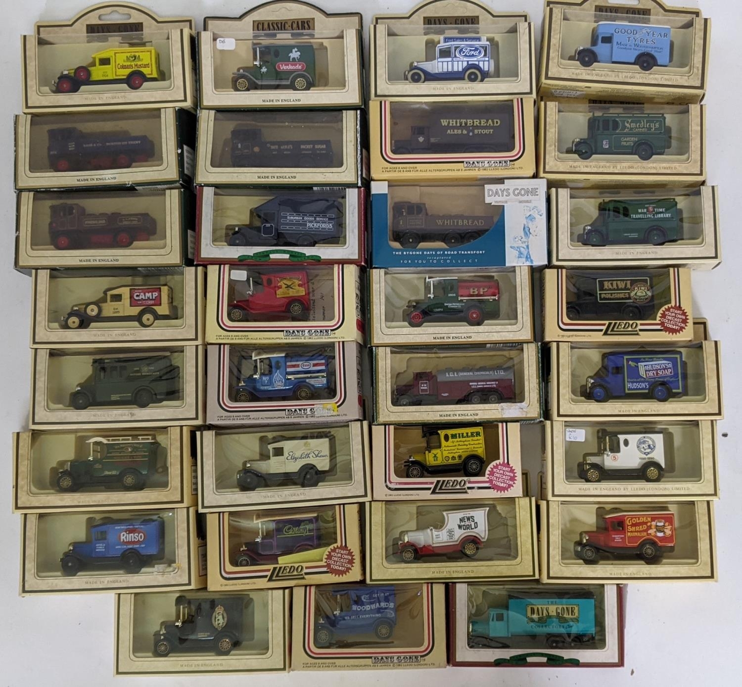 Approx 30 boxed model vehicles by Lledo from Promotional and Days Gone ranges, including steam