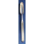 George III silver marrow spoon, maker Solomon Hougham, London 1803, 23 cm long, 1.5 oz approx