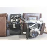 A Franka Solida Mark III camera and the Kershaw 820 Penguin Bellows camera