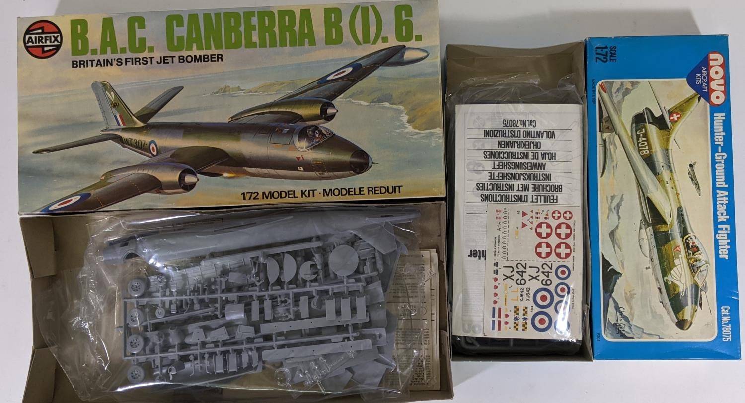 Collection of model aircraft kits (jet planes) all with original packaging, most of them sealed, and - Image 6 of 7