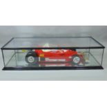 Static kerbside 1:6 scale model of Formula 1 Ferrari 312 T2 racing car by Toschi/ Polistil, in