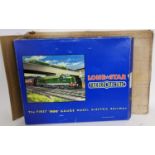 Boxed Lone Star 'TREBLEOLECTRIC' 000 gauge model electric rail set, appears complete and possibly