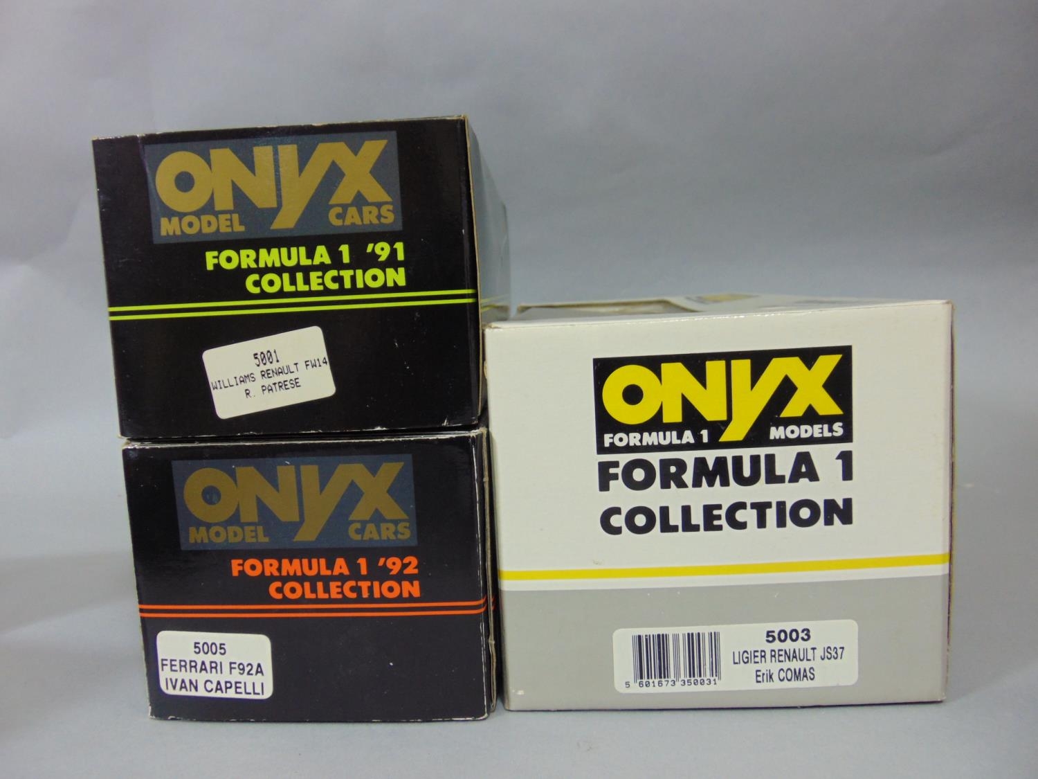 Mixed collection of boxed model racing cars including Onyx 1:24 5003, 5001 and 5005, 2x 1:43 Brumm - Image 2 of 6