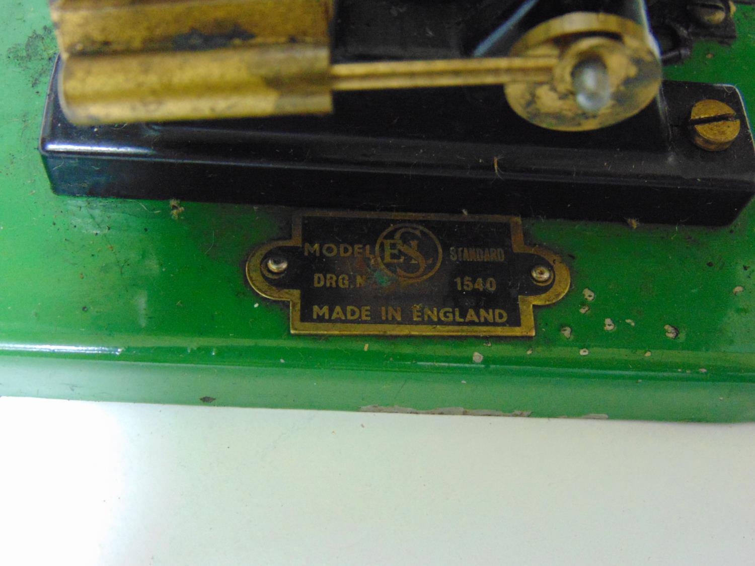 'Standard' steam engine No 1540 live steam model by SEL (Signalling Equipment Ltd) C1946-1965 with - Image 4 of 4