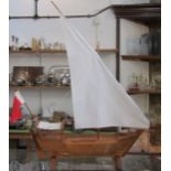 Scale model of a Bahraini Dhow