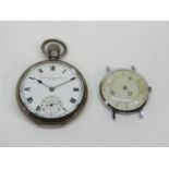Early 20th century silver lever pocket watch of local interest by Pleasance & Harper Ltd, Bristol,