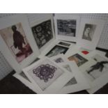 An interesting collection of 20th century school signed limited edition etchings and lithographs,