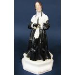 An unusual Royal Doulton figure of Charley's Aunt with printed title to front - Mr W S Penley as