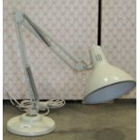A vintage anglepoise reading lamp