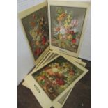 Joseph Nigg (Austrian 1782 - 1863) - A set of six good quality chromolithographic prints of floral
