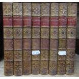 'The Works of William Shakespeare' edited by Howard Staunton, volumes I-VIII, leather-bound,